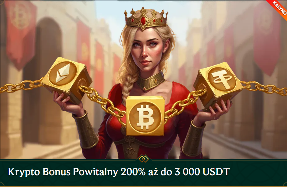 Krypto Bonus Powitalny w Casinia