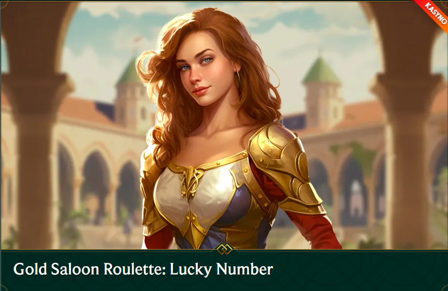 Gold Saloon Roulette: Lucky Number w Casinia