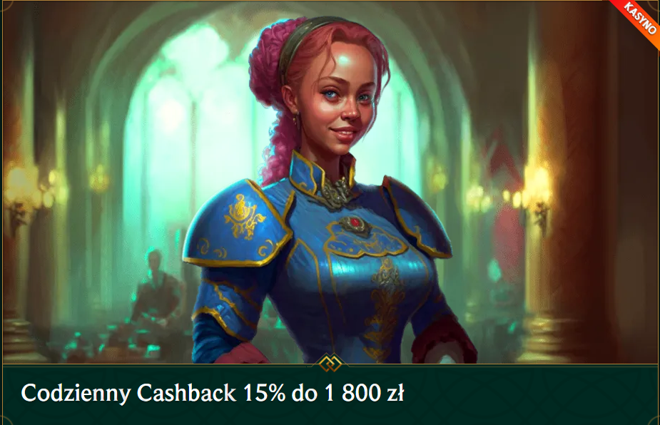 Codzienny Cashback w Casinia