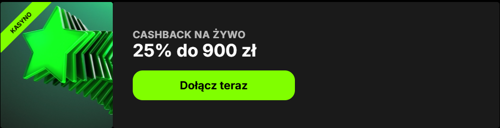 Cashback Na Żywo w Spinit