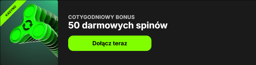 Cotygodniowy Bonus w Spinit