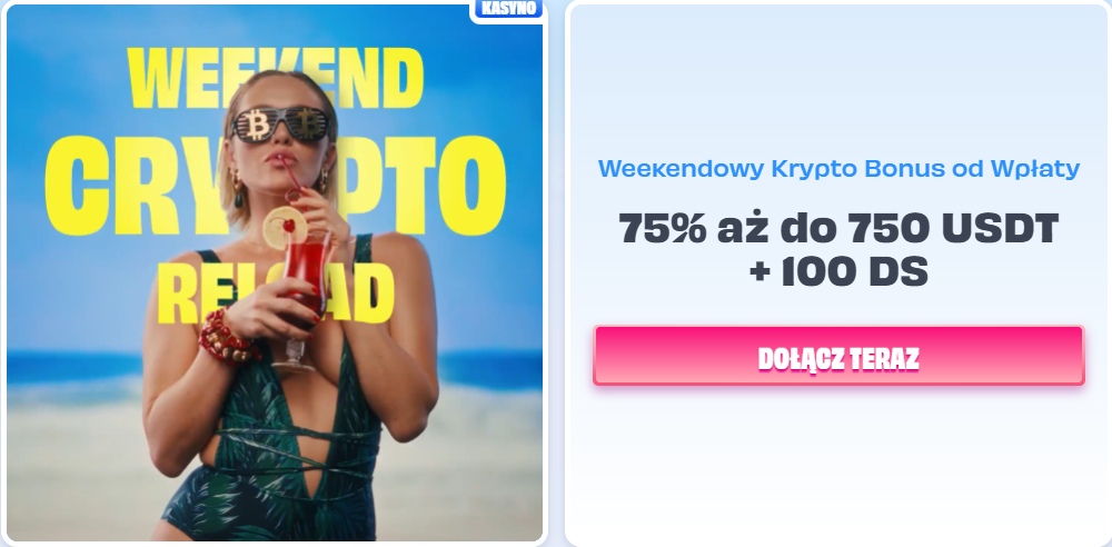 Weekendowy Kryptowalutowy Bonus w OnlySpins