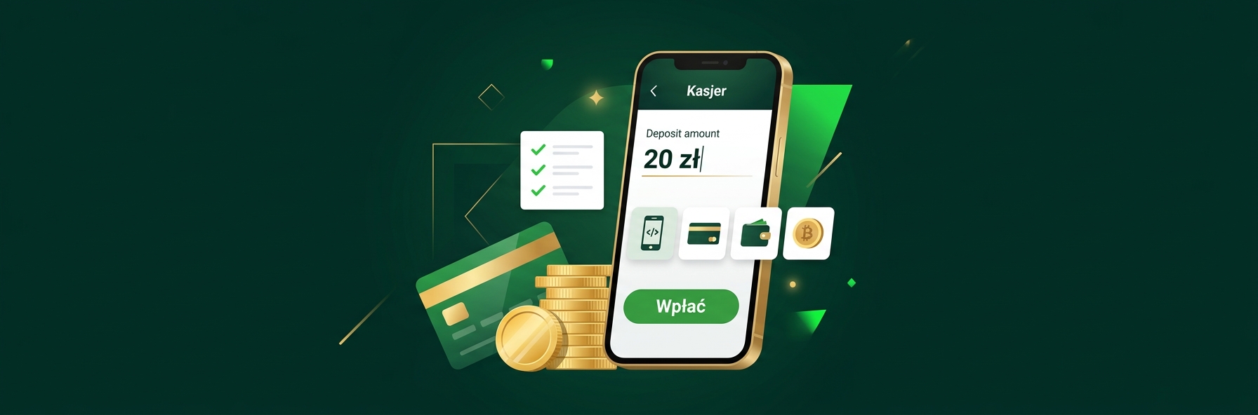 Wpłata 20 zł w kasjerze kasyna online – wybór metody płatności