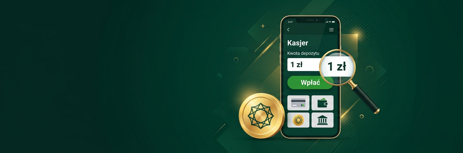 Kasjer w kasynie online – sprawdzanie minimalnej wpłaty 1 zł